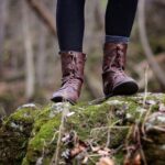 Image girl hiking shoes